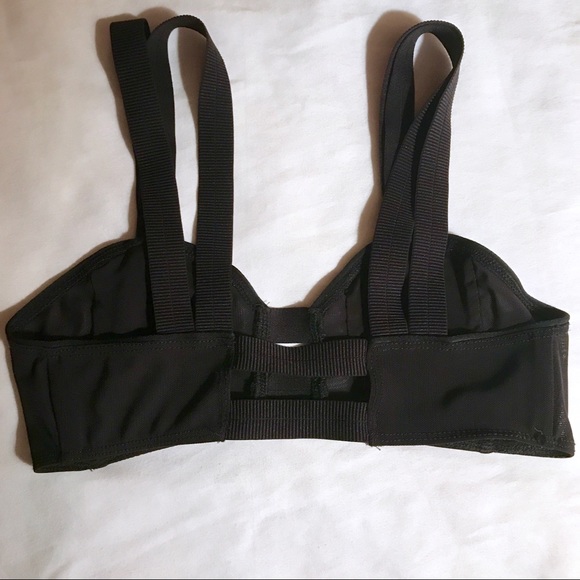 BEACH RIOT SLATE BLACK MESH BIKINI TOP - Picture 6 of 8